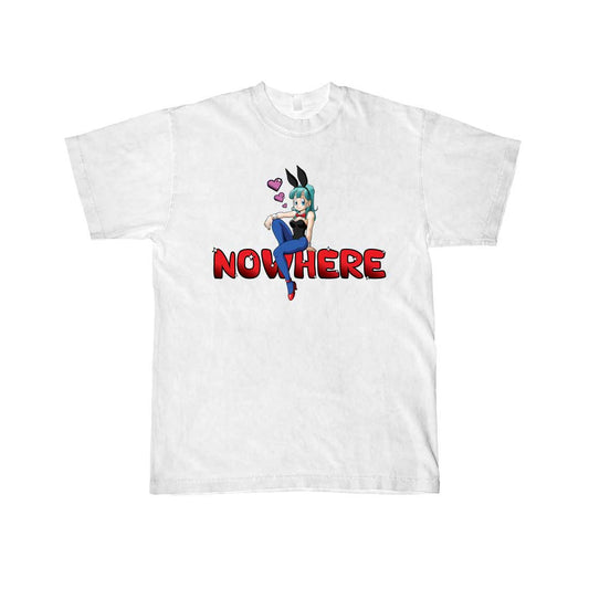 NOWHERE MIAMI #3 NWHR BULMA WHITE TEE